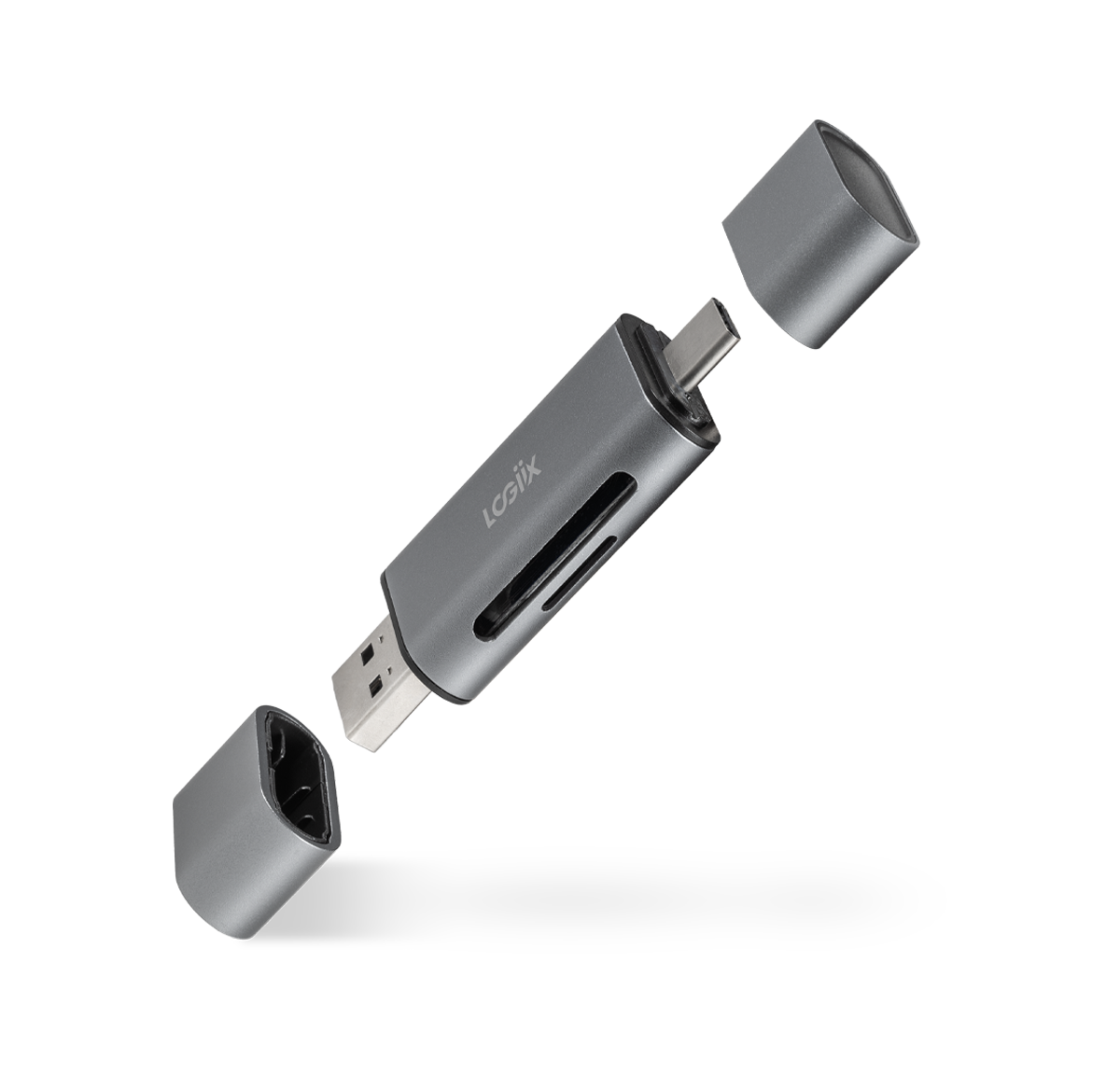 LOGiiX 2-in-1 SD Card Reader