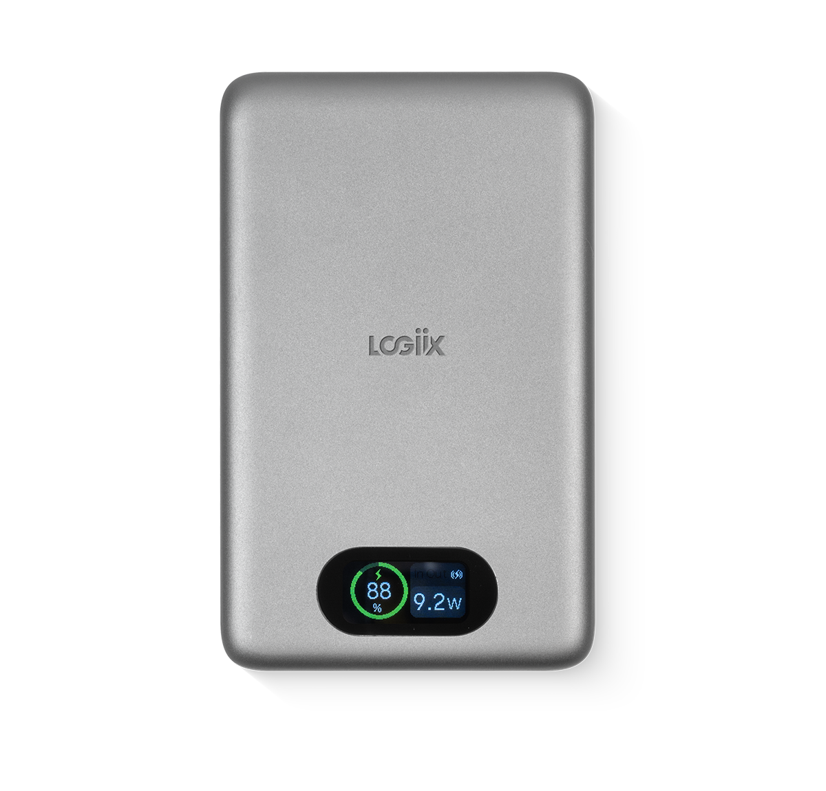 LOGiiX Piston Power 10000 mAh Pro LED - Graphite Grey