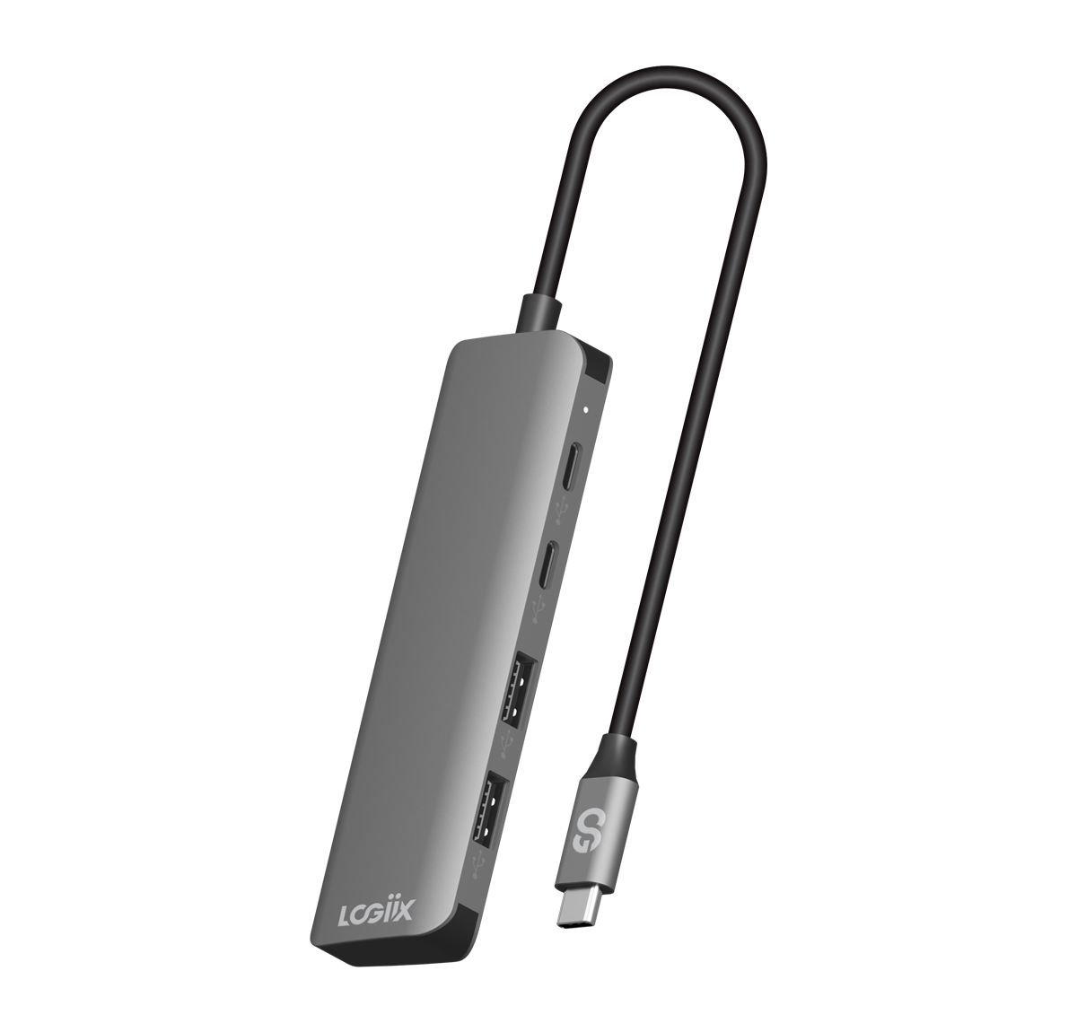 LOGiiX USB-C Multiport Slim Hub 2x USB-A 2x USB-C