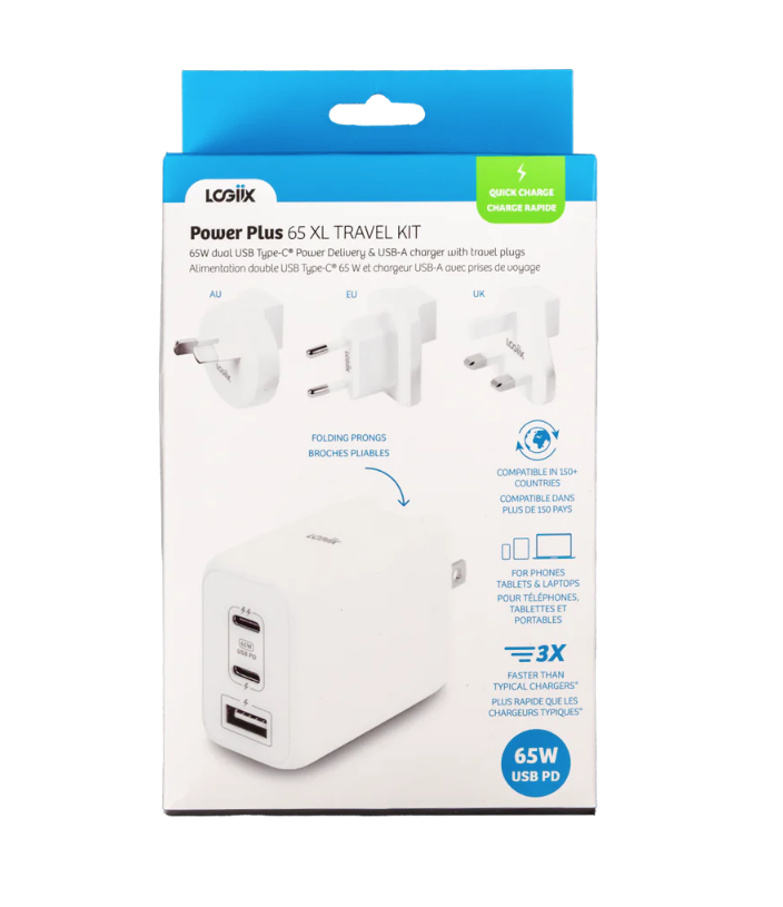 LOGiiX Power Plus 65 XL Travel Kit