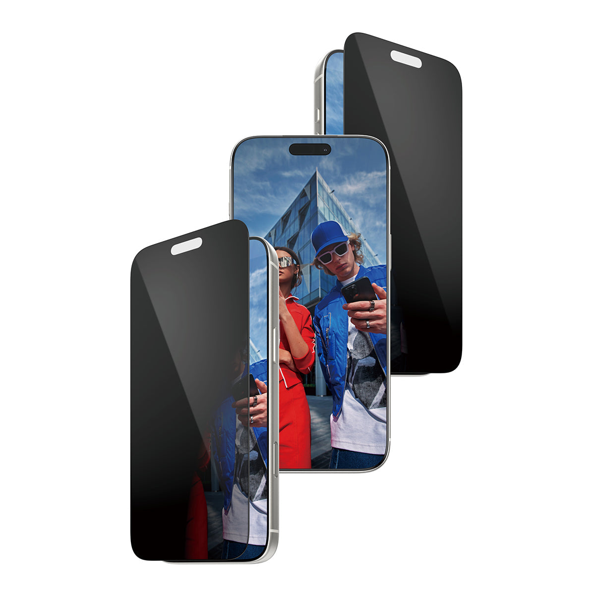 PanzerGlass UWF 2-Way Privacy Screen Protector iPhone w/EasyAligner