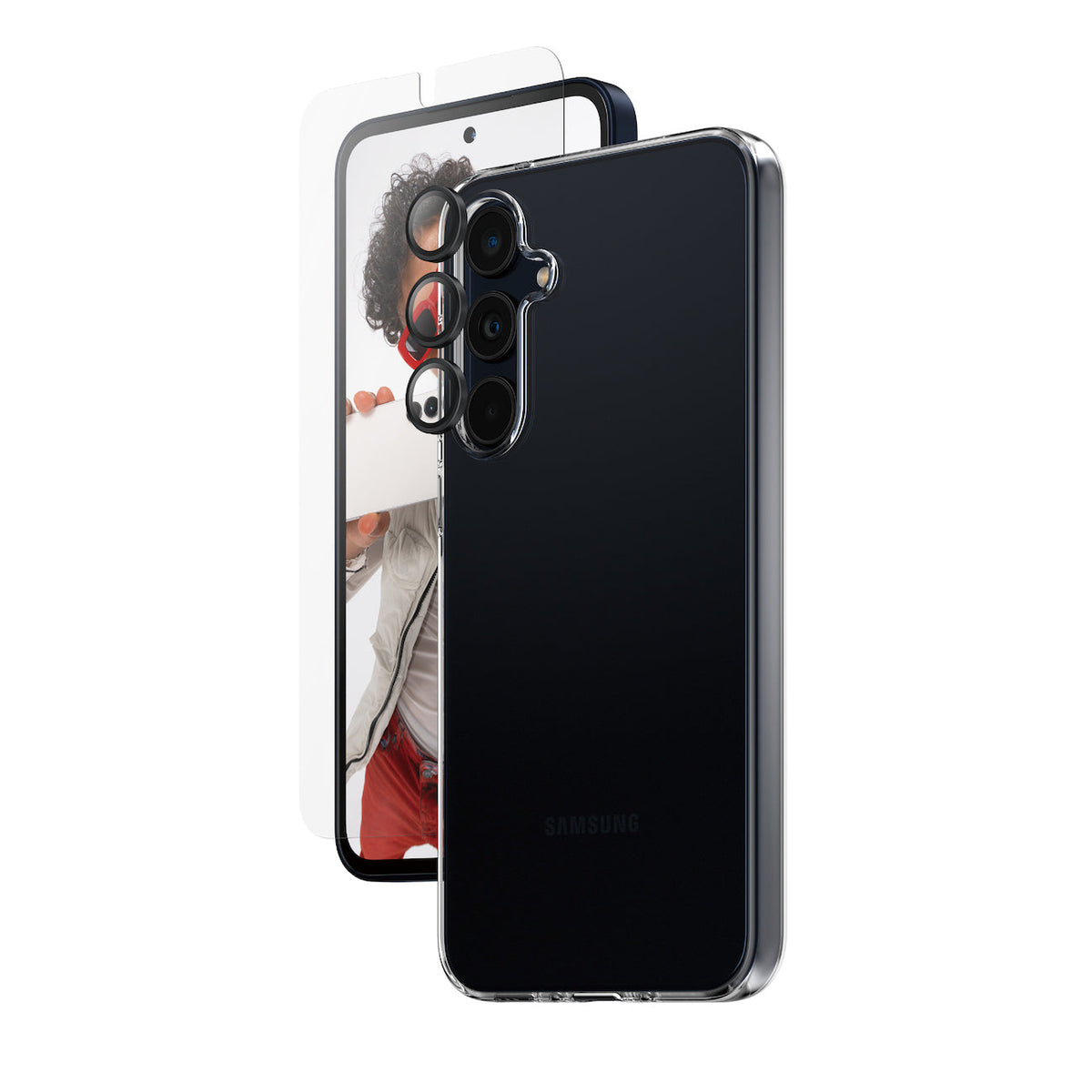 PanzerGlass SAFE 3-in-1 Bundle for Samsung