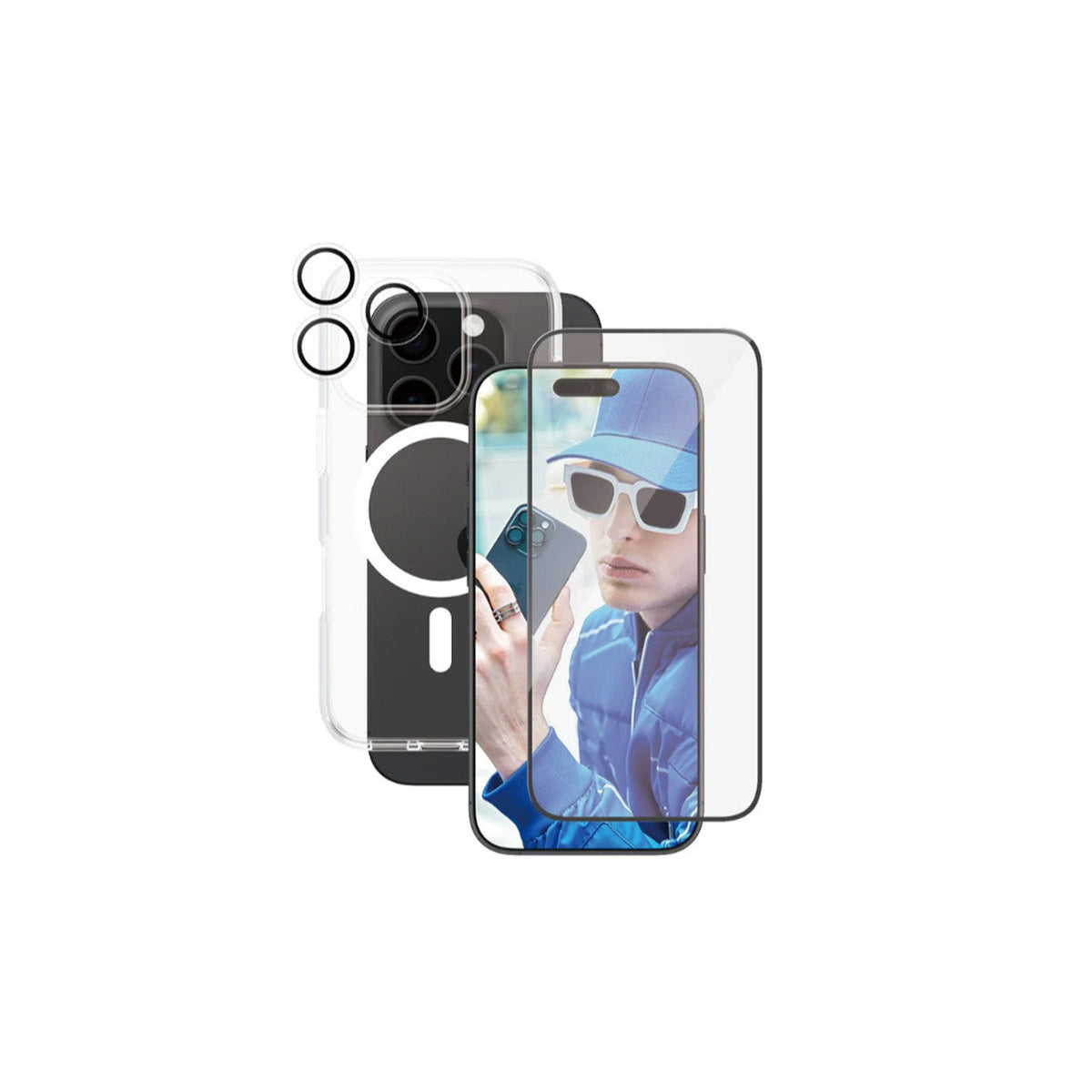 PanzerGlass CARE Flagship 3-in-1 Protection Bundle iPhone