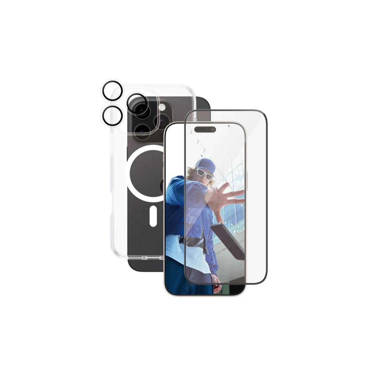 PanzerGlass CARE Flagship 3-in-1 Protection Bundle iPhone