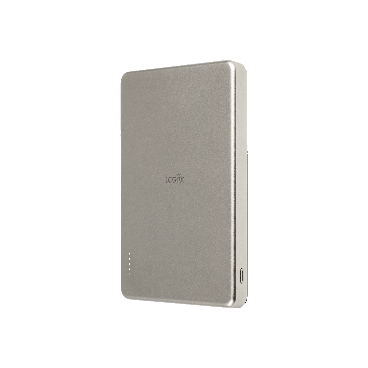 LOGiiX Piston Power 5000 mAh Qi2 Mag - Titanium