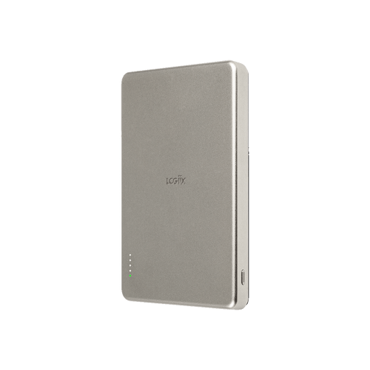 LOGiiX Piston Power 5000 mAh Qi2 Mag - Titanium
