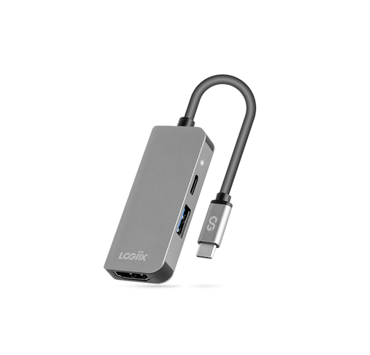 LOGiiX USB-C Multiport Hub 3-in-1