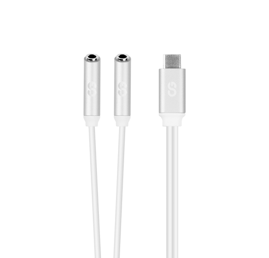 LOGiiX Sound Share Earphone Splitter USB-C to 2x Aux