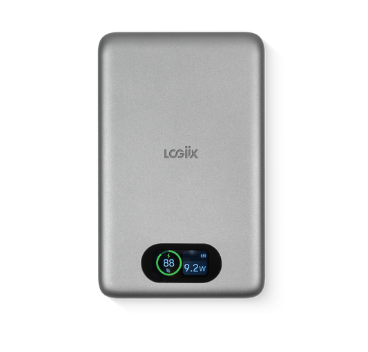 LOGiiX Piston Power 10000 mAh Pro LED - Graphite Grey