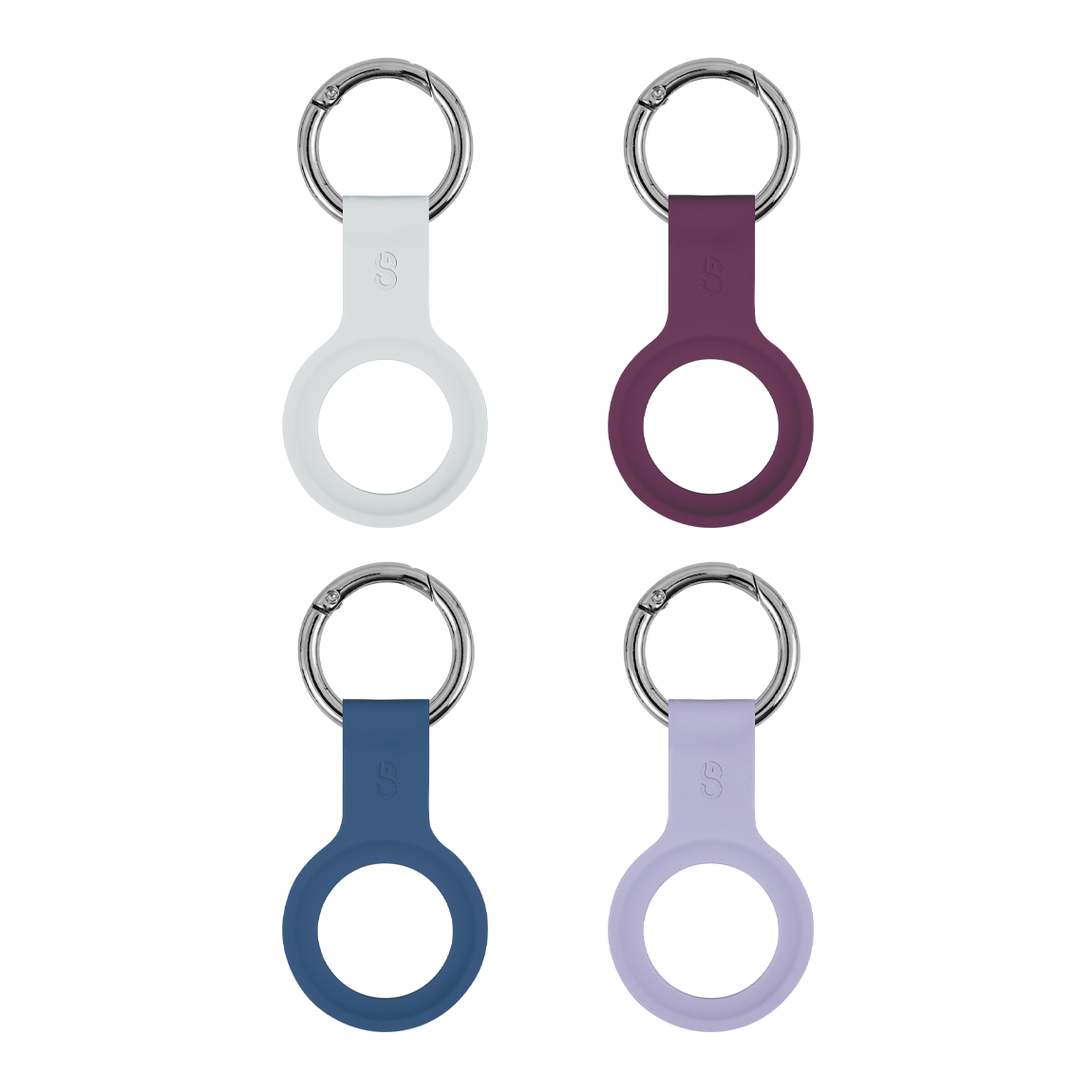 LOGiiX Silicone Tag Colours for AirTag 4 Pack