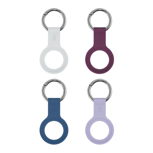 LOGiiX Silicone Tag Colours for AirTag 4 Pack