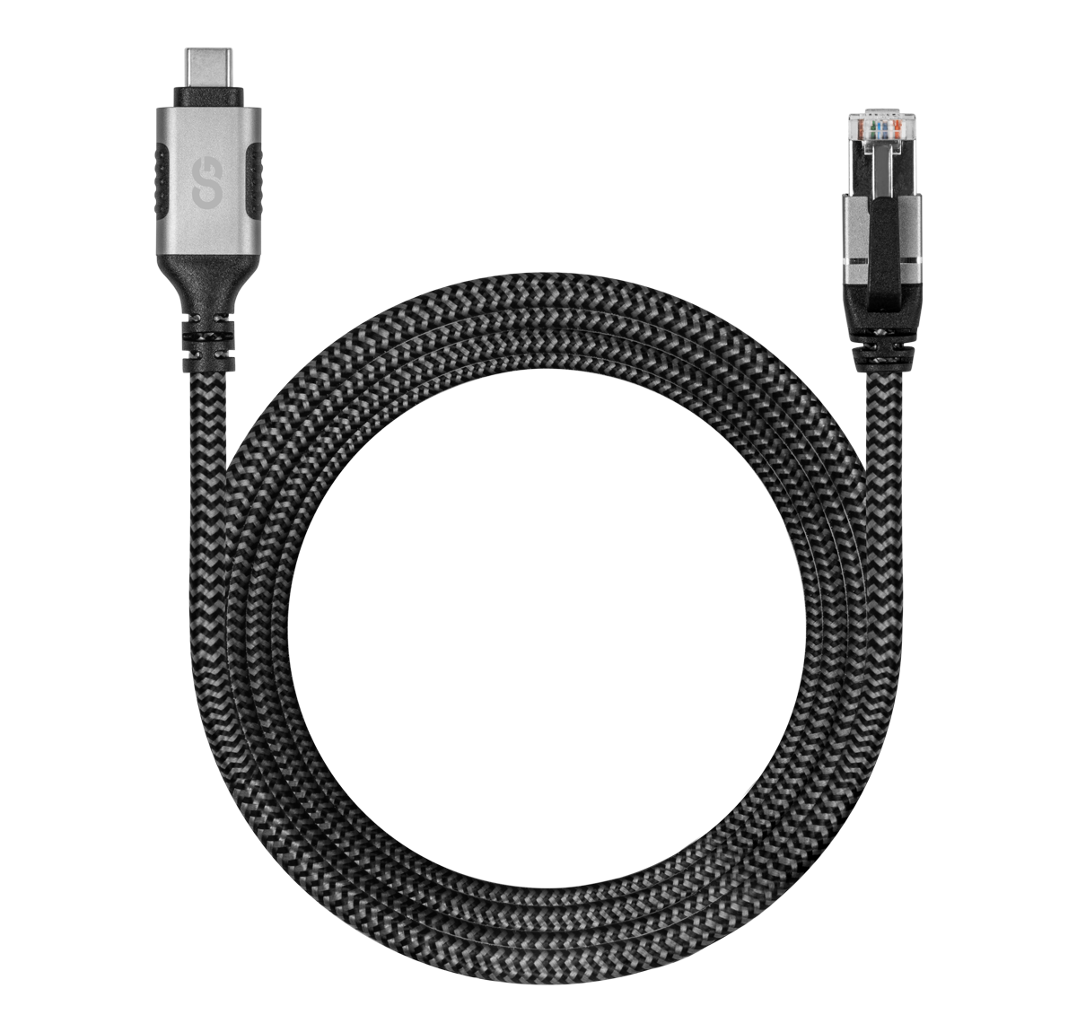 LOGiiX USB-C to Ethernet Braid 10ft Cable