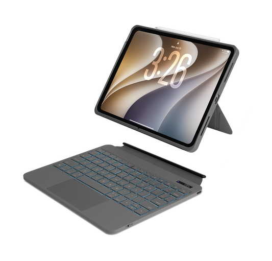LOGiiX Keyboard Folio+ Spanish - Grey