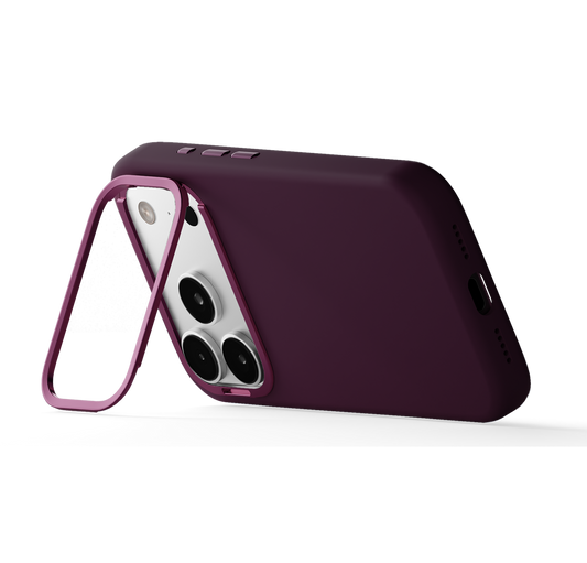 LOGiiX Vibrance Silicone Case iPhone 18 Pro - Dark Cherry