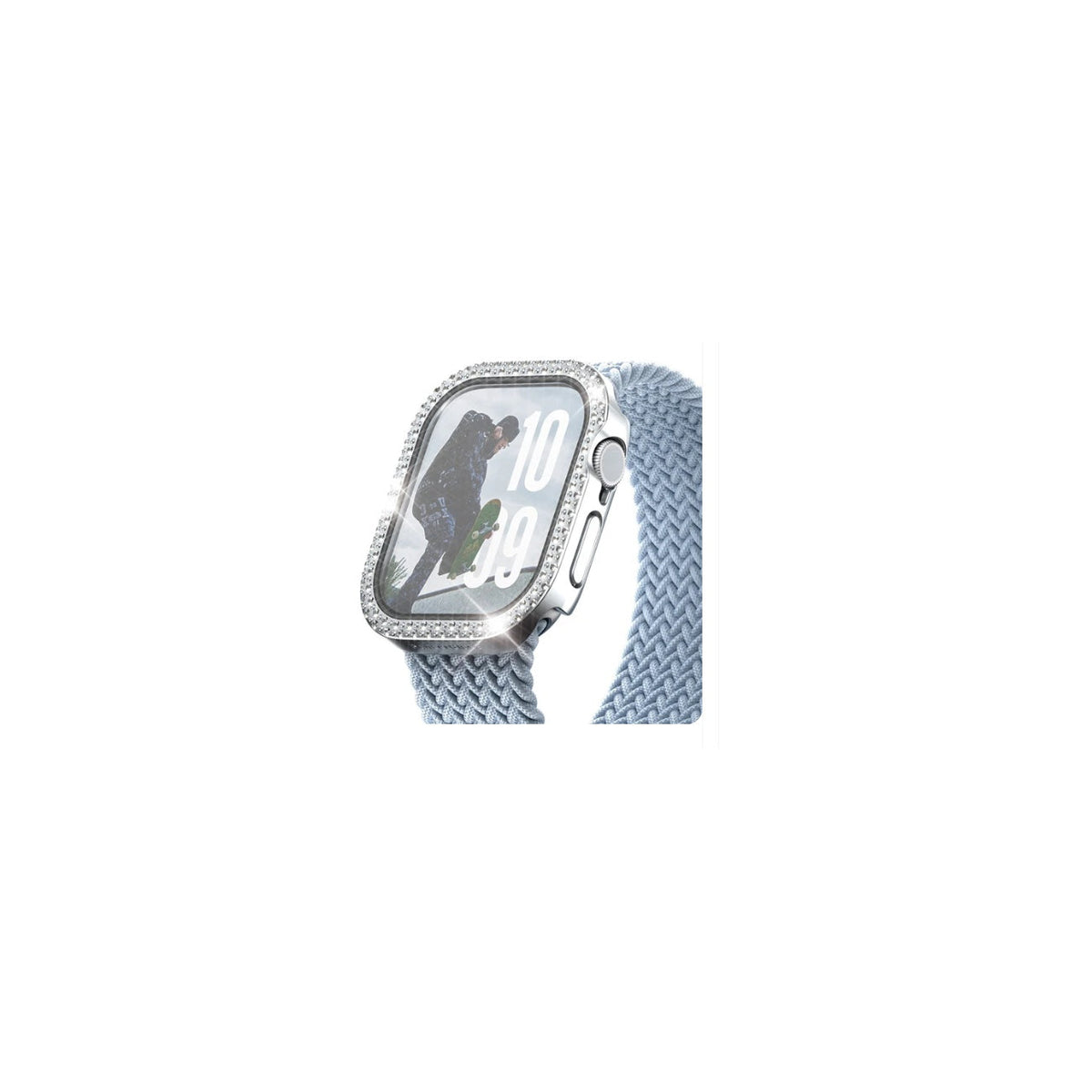 PanzerGlass Full Body Disco Silver Screen Protector for Apple Watch