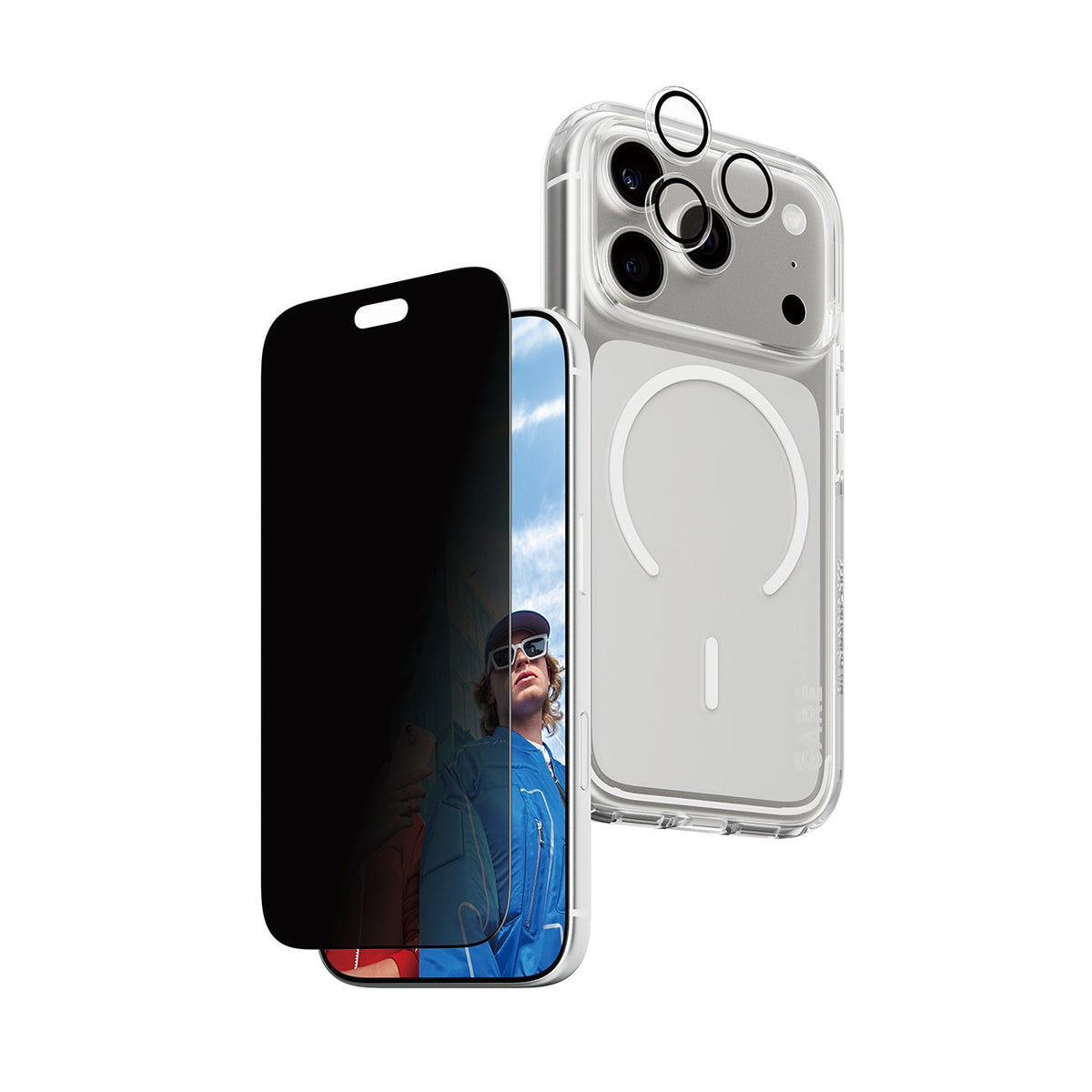 PanzerGlass CARE Flagship Privacy 3-in-1 Bundle iPhone 18 Pro - EN