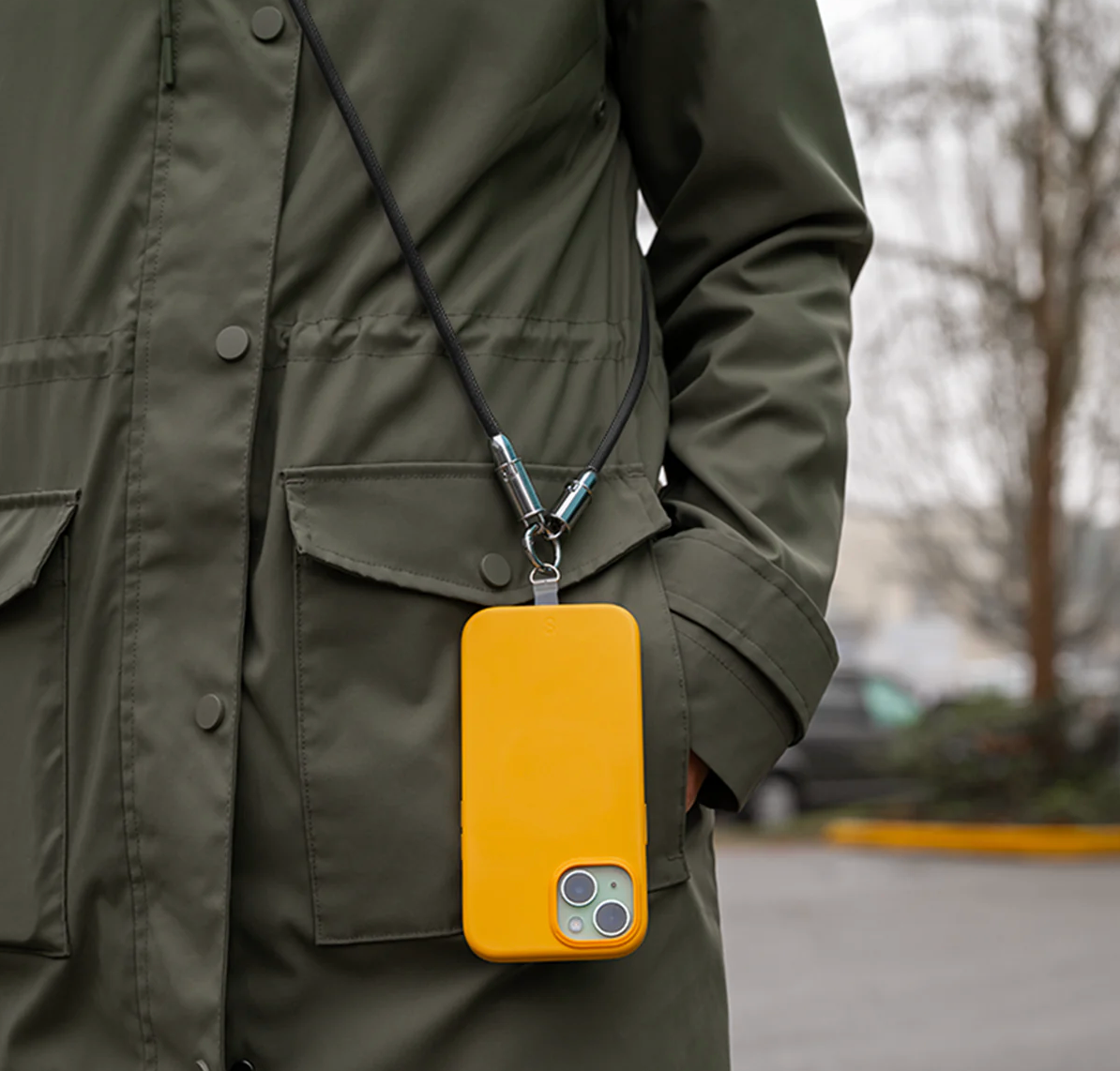 LOGiiX Sling Connect USB-C to USB-C 1.2M Lanyard Cable