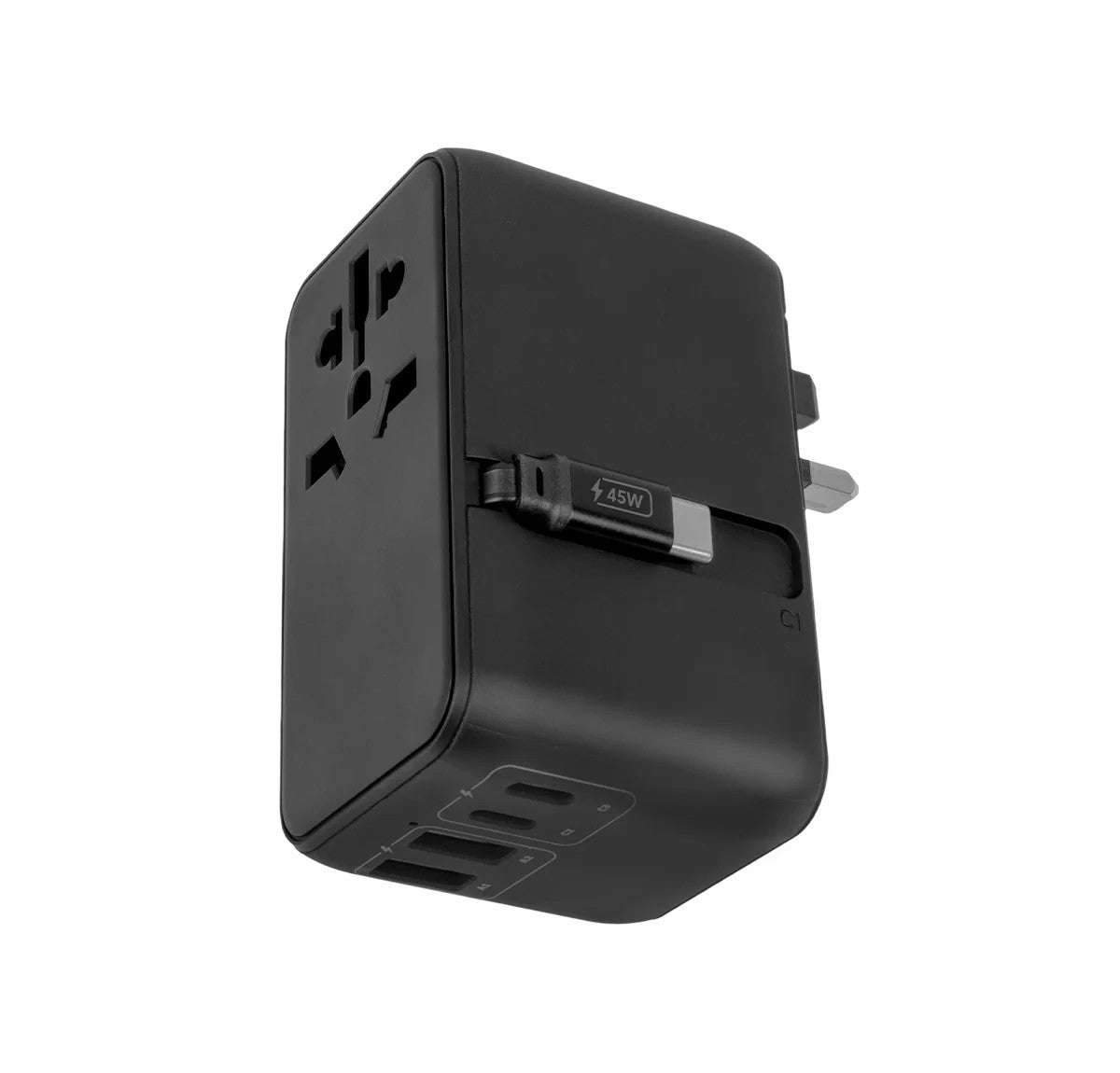World Traveler XL 45/65W with Built-in Cable