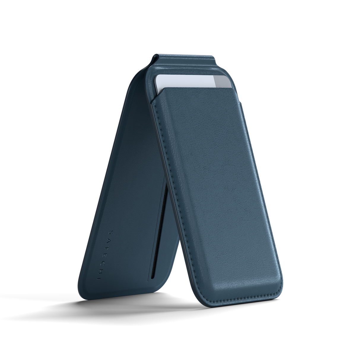 Satechi Vegan-Leather Magnetic Wallet Stand