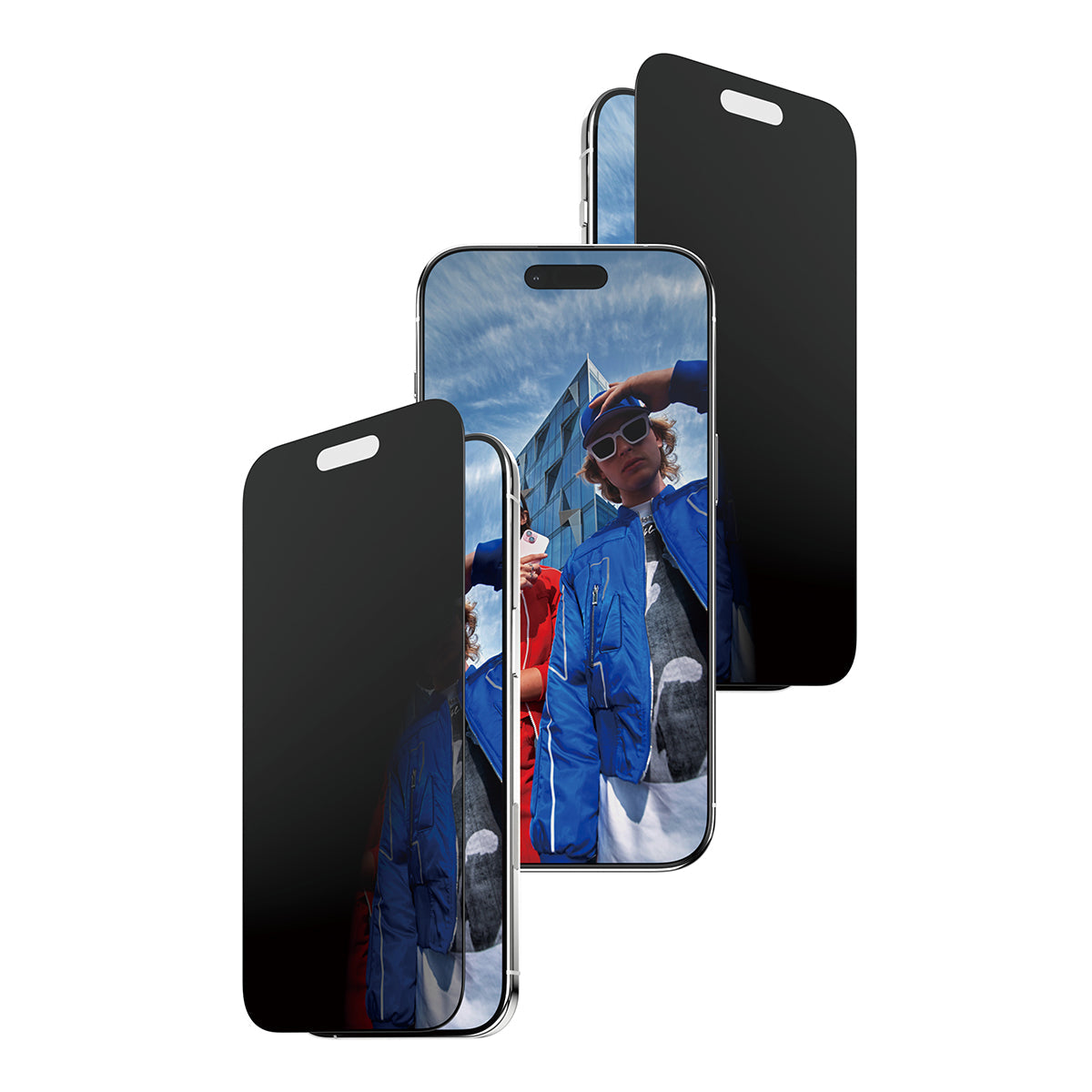 PanzerGlass UWF 2-Way  Privacy  Screen Protector iPhone w/EasyAligner