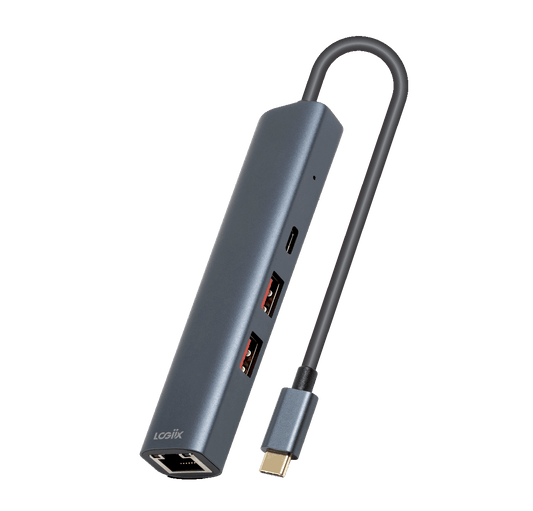 LOGiiX USB-C Multiport Slim Hub with Ethernet