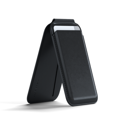 Satechi Vegan-Leather Magnetic Wallet Stand