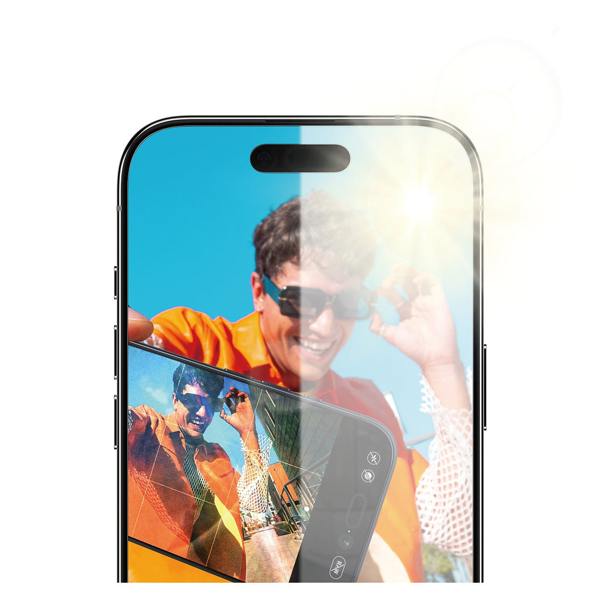 PanzerGlass UWF Anti-Reflective Armor Screen Protector iPhone w/EasyAligner